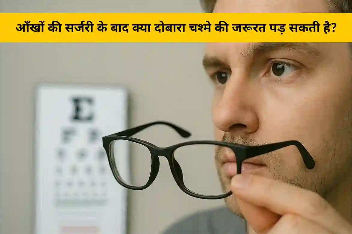 आँखों की सर्जरी के बाद क्या दोबारा चश्मे की जरूरत पड़ सकती है?