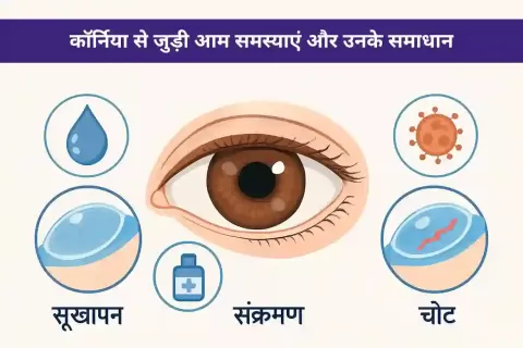 कॉर्निया की आम समस्याएं और उनके समाधान: आंखों की सतह की देखभाल क्यों जरूरी है?