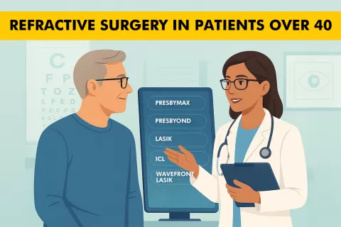 Refractive Surgery in Patients Over 40: Considerations and Options