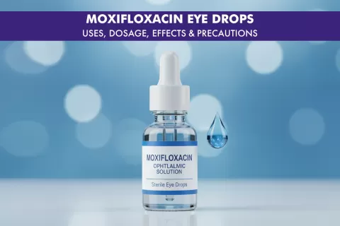 Moxifloxacin Eye Drops: Uses, Dosage, Side Effects and Precautions