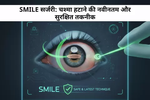 स्माइल सर्जरी (SMILE): चश्मा हटाने की नवीनतम और सुरक्षित तकनीक