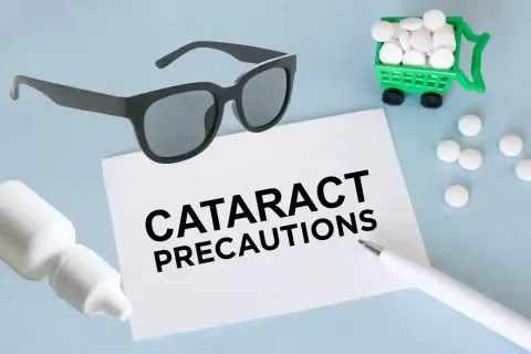 Precautions after Cataract Surgery
